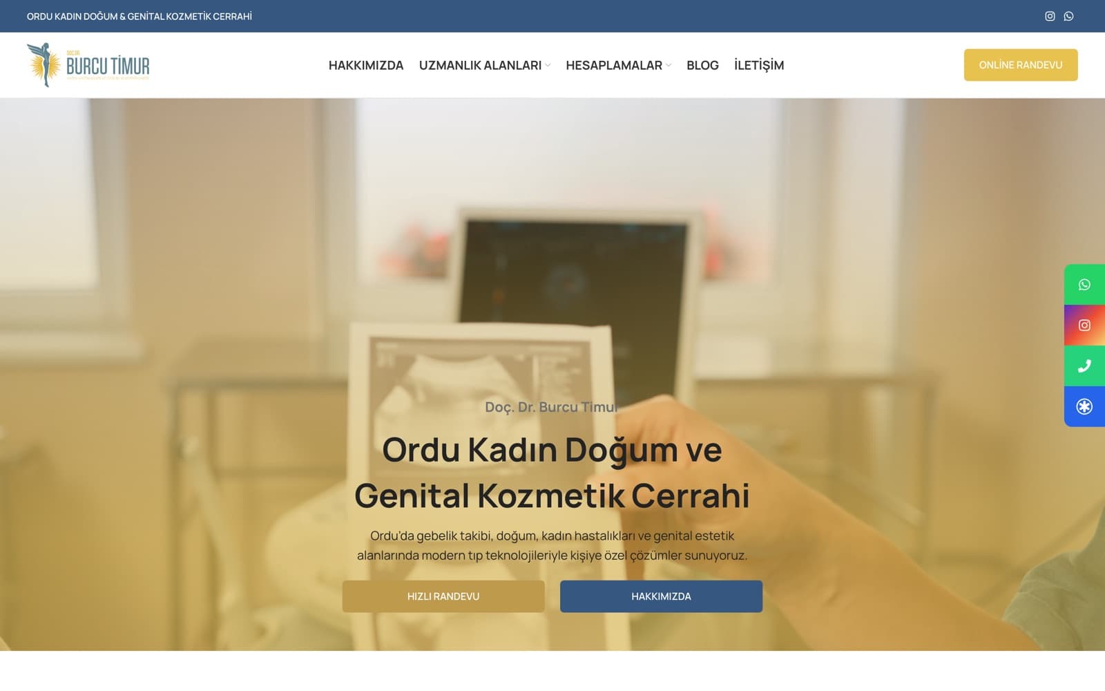 Ana sayfa — güven veren hero