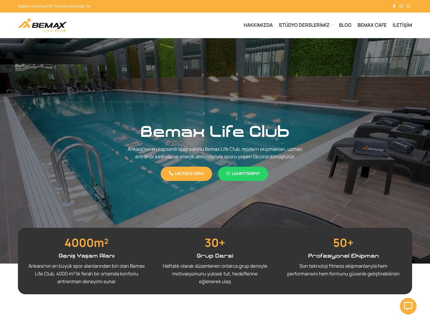 Bemax Life Club proje kapak görseli