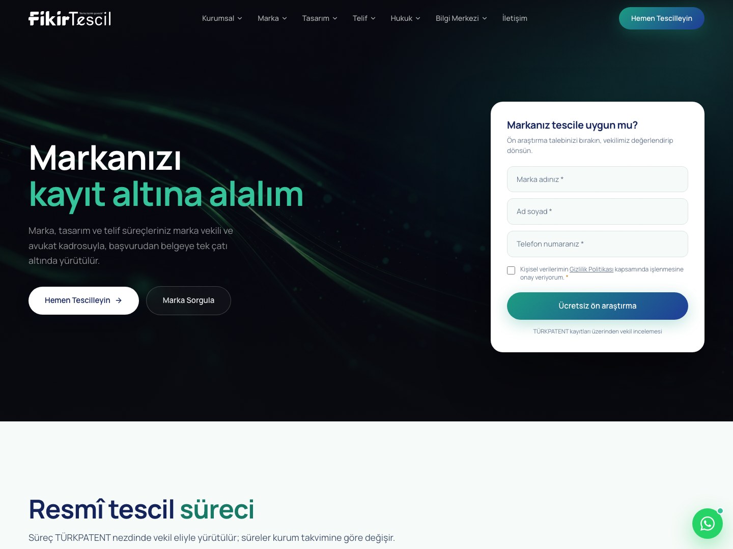 Fikir Tescil proje kapak görseli