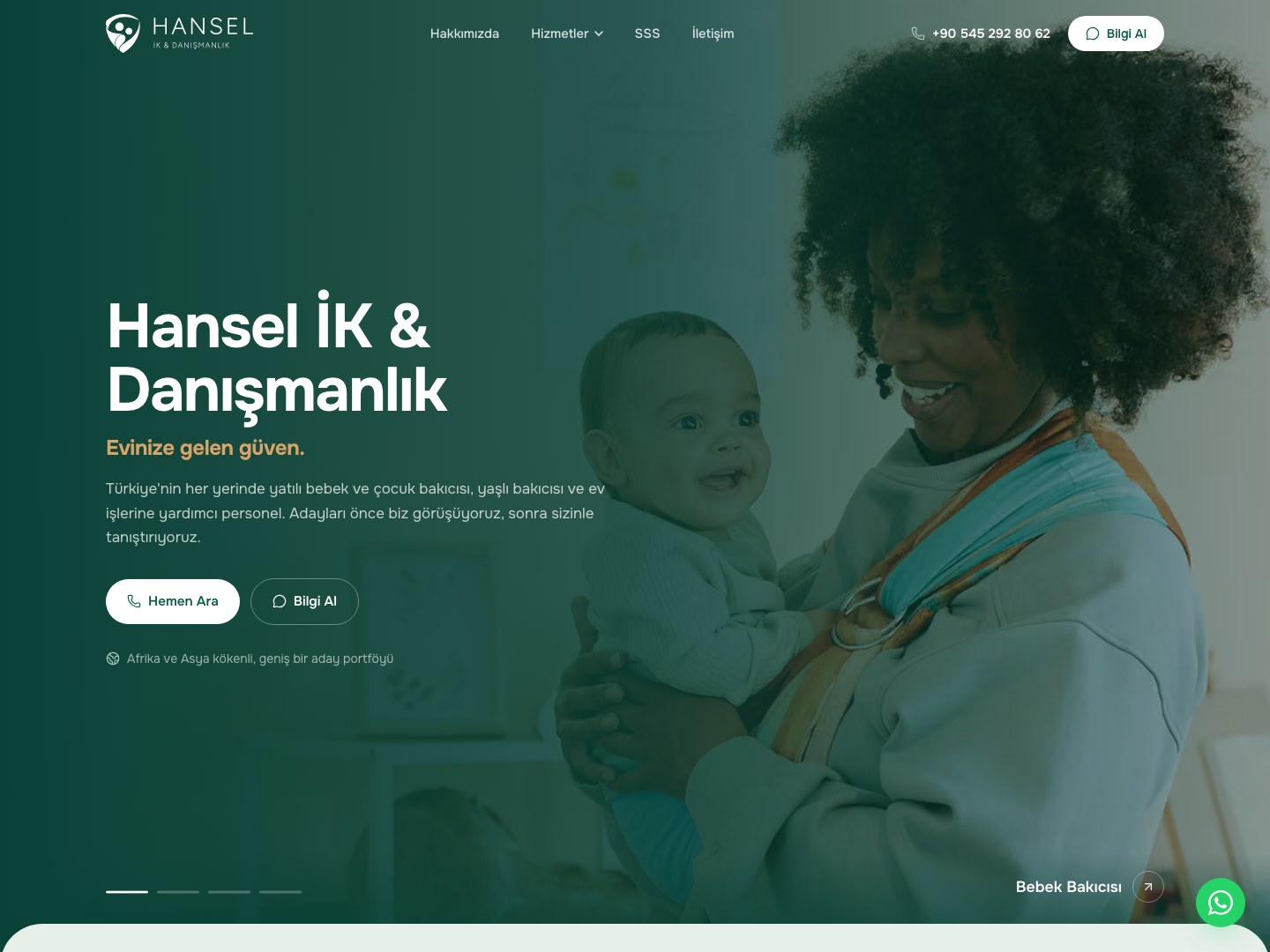 Hansel Danışmanlık proje kapak görseli