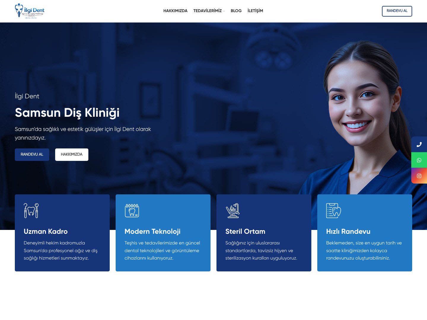 İlgi Dent proje kapak görseli