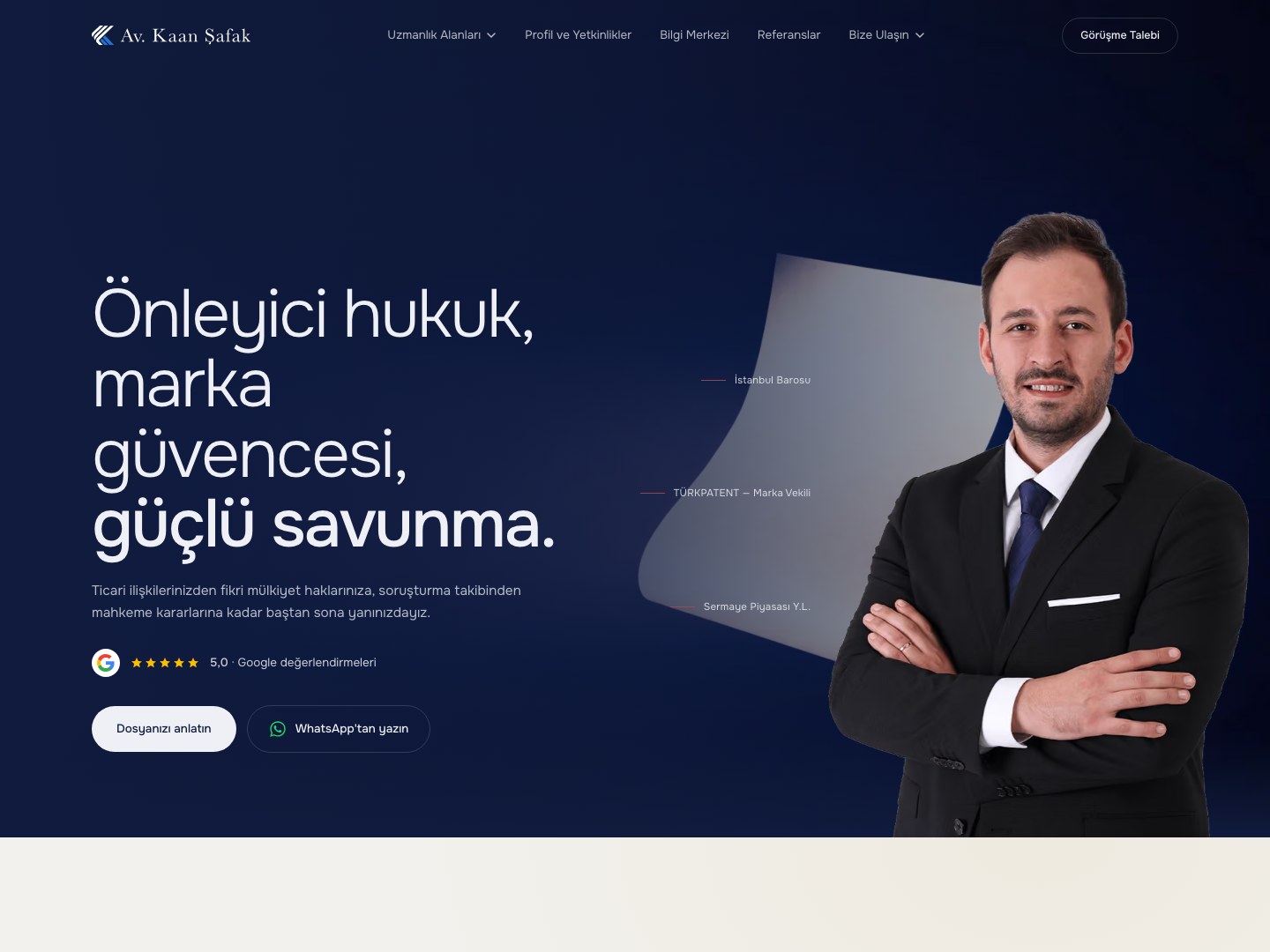 Av. Kaan Şafak proje kapak görseli