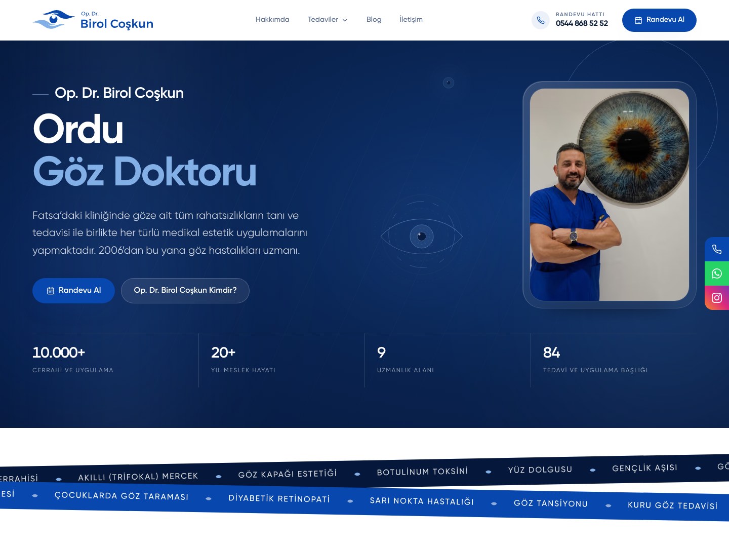 Op. Dr. Birol Coşkun proje kapak görseli