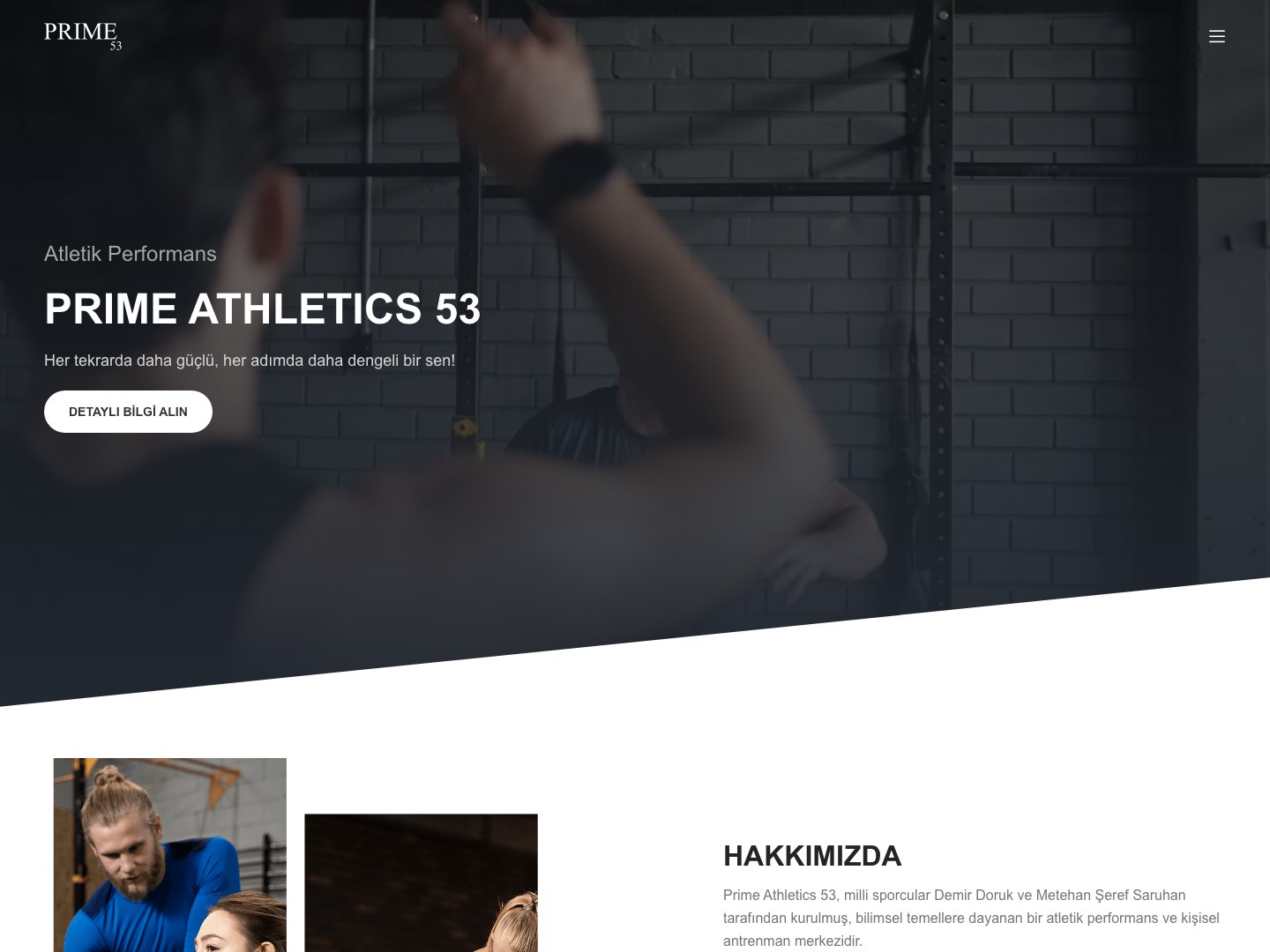 Prime Athletics proje kapak görseli