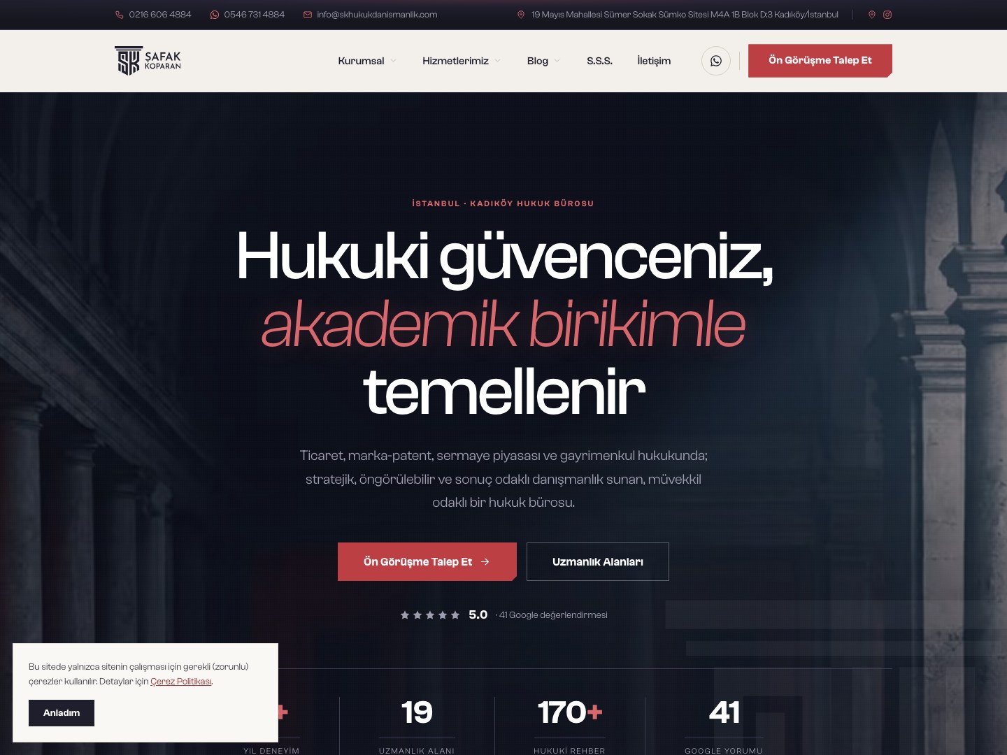 SK Hukuk Danışmanlık proje kapak görseli