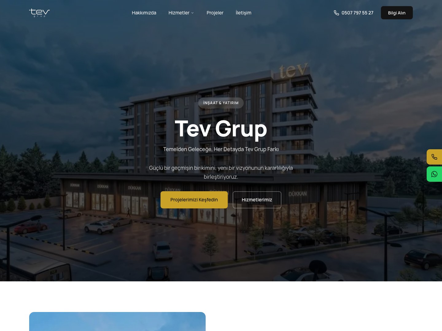 TEV Grup proje kapak görseli