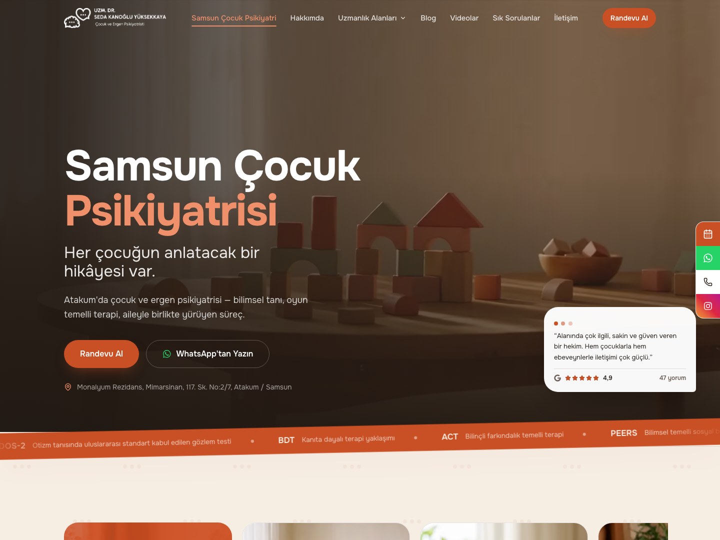 Uzm. Dr. Seda Kanoğlu proje kapak görseli